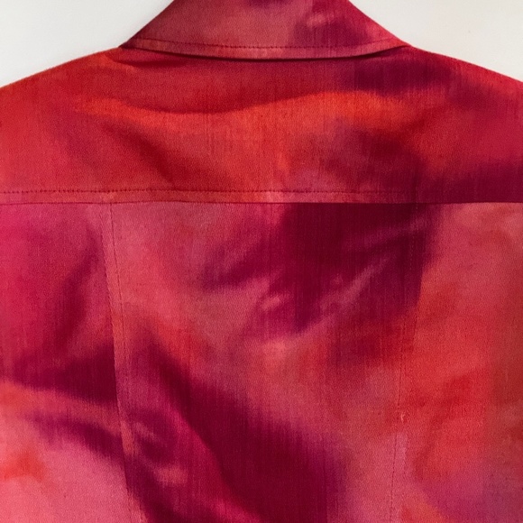 Akris Punto Multi Color Button Front Jacket - Fabulous - Size M - US 8 - Picture 5 of 10